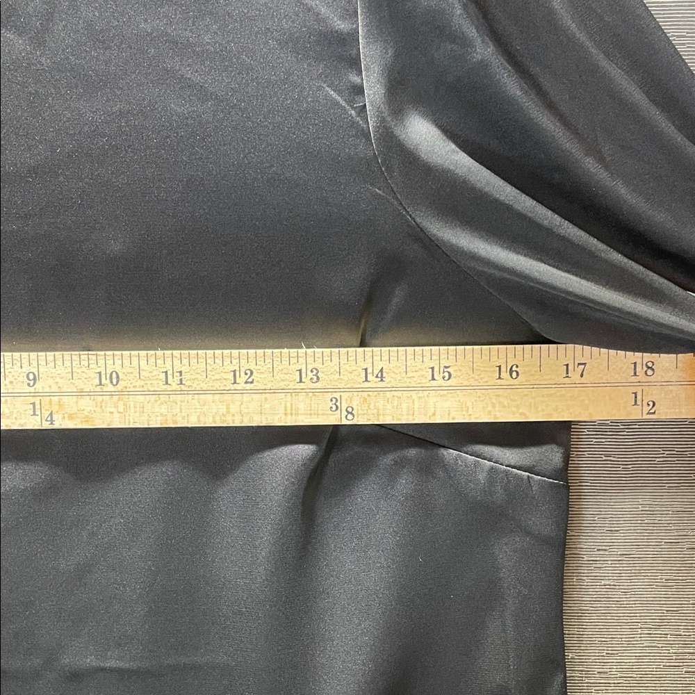 Banana Republic Elegant Black Satin Mini Dress - Picture 3 of 10